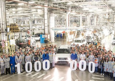 На заводе в Москве собрали миллионный автомобиль
