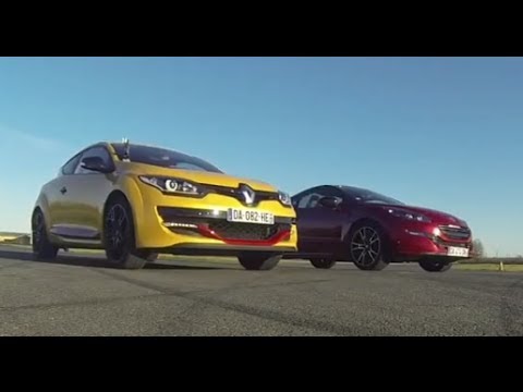 Drag Race : Peugeot RCZ R VS Renault Mégane RS Cup (Motorsport